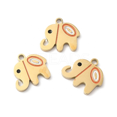 Ion Plating(IP) 316L Surgical Stainless Steel Charms STAS-H213-14G-1