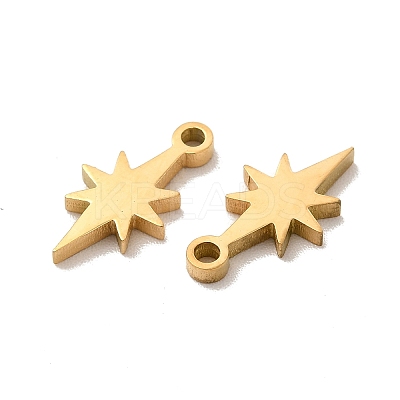Ion Plating(IP) 304 Stainless Steel Charms STAS-F292-04G-1