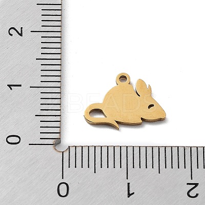 304 Stainless Steel Charms STAS-K272-01D-G-1