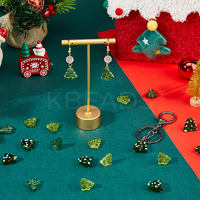 30Pcs 3 Styles Dyed & Heated Glass Beads GLAA-HS0001-21-1