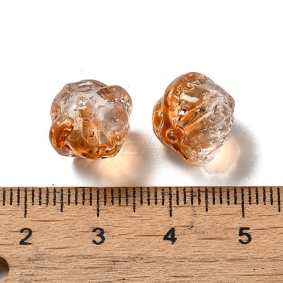 Transparent Glass Beads GLAA-D025-04F-1