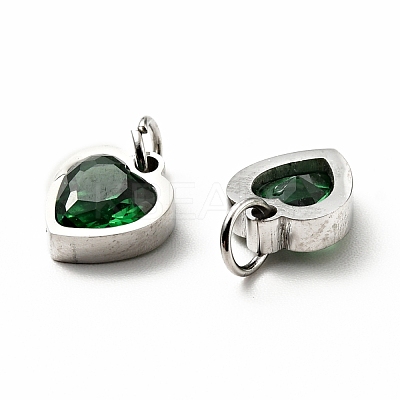 304 Stainless Steel Pendants STAS-D189-06P-10-1