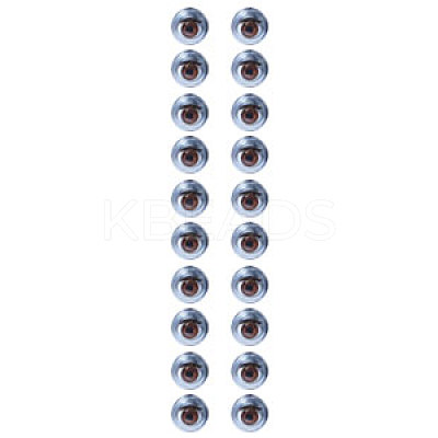 10 Pairs Iron & Plastic Blinkable Craft Eye DIY-GL0005-20B-1