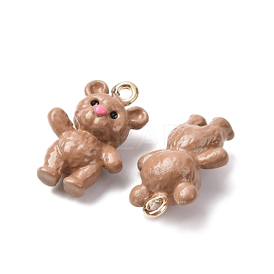 Alloy Enamel Pendants FIND-Z119-11G-02-1