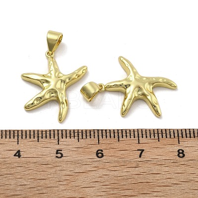 Brass Pendants KK-U060-14G-1