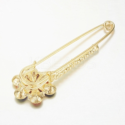 Alloy Glass Rhinestone Brooches LS-JEWB-G001-03-1