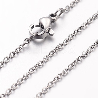 Non-Tarnish 304 Stainless Steel Necklace LS-MAK-K004-15P-1