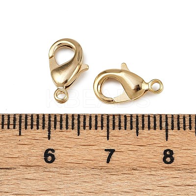 Brass Lobster Claw Clasps KK-902-G01-1