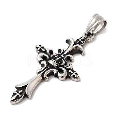 304 Stainless Steel Pendants STAS-A130-09C-AS-1