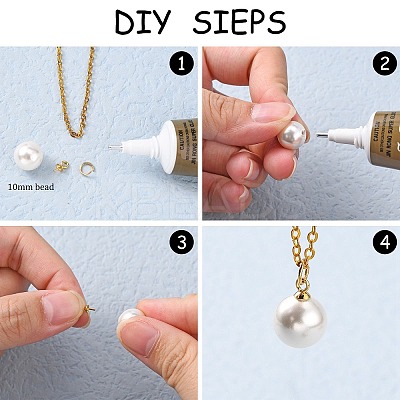PVD Vacuum Plating 304 Stainless Steel Cup Pearl Peg Bails Pin Pendants LS-STAS-I120-56-G-1