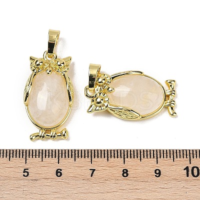 Natural Quartz Crystal Pendant KK-F887-02G-18-1