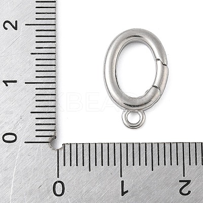 Brass Spring Gate Ring KK-L245-04P-01-1
