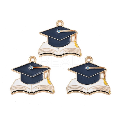 Graduation Season Alloy Enamel Pendants LS-ENAM-V002-01C-KCG-1