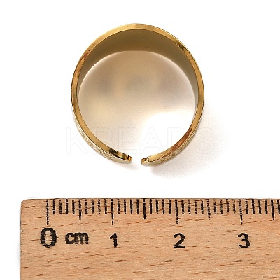 201 Stainless Steel Cuff Rings RJEW-F190-01G-1