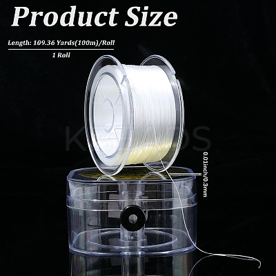 1Roll Crystal Elastic Stretch Thread EW-PA0001-02A-1