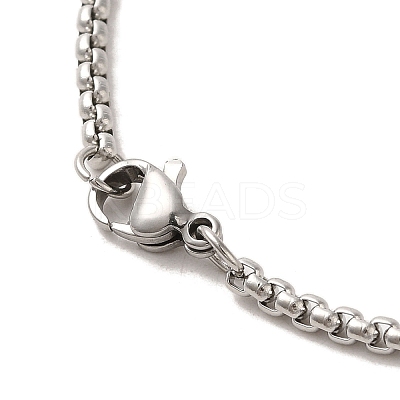Zinc Alloy Pendant Necklaces NJEW-M211-14C-PB-1