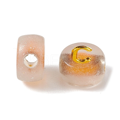 Luminous Transparent Acrylic Beads OACR-P037-01B-C-1