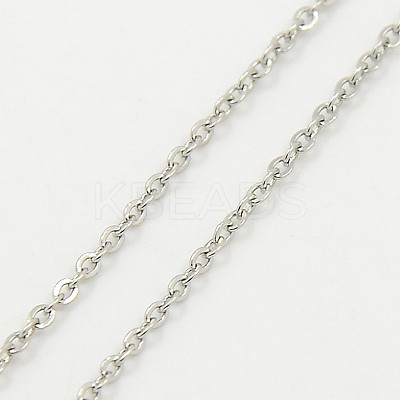 Tarnish Resistant 304 Stainless Steel Necklaces STAS-D022-01-1