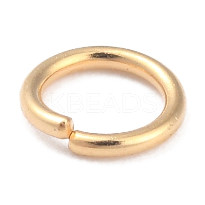 Rack Plating Brass Open Jump Rings KK-O139-18G-G-1