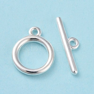 Eco-friendly Brass Toggle Clasps KK-D082-14S-1