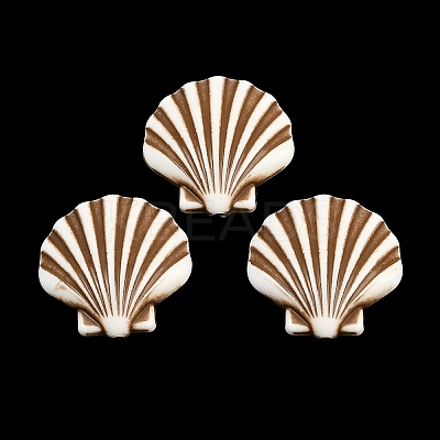 Spray Painted Opaque Acrylic Pendants ACRP-F003-03M-1