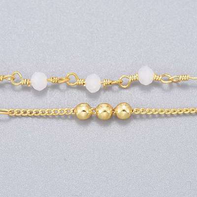 Handmade Brass Curb Chains CHC-I035-02G-08-1