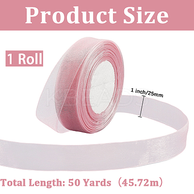 1 Rolls Sheer Organza Ribbon SRIB-CY0001-22A-02-1