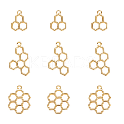 Alloy Open Back Bezel Pendants PALLOY-WH0065-60-1