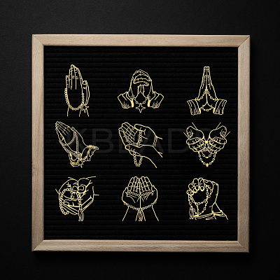 Nickel Decoration Stickers DIY-WH0450-091-1