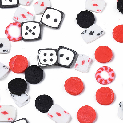 Handmade Polymer Clay Cabochons CLAY-N006-90-1
