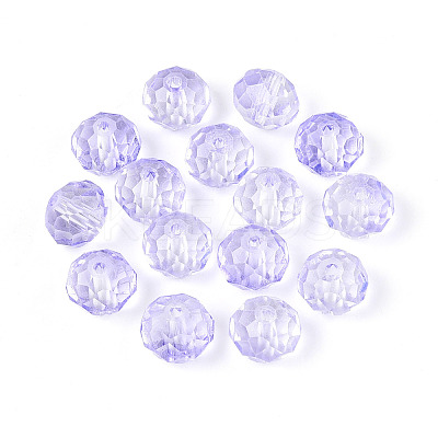 Baking Paint Transparent Glass Beads GLAA-N011-10mm-05-1