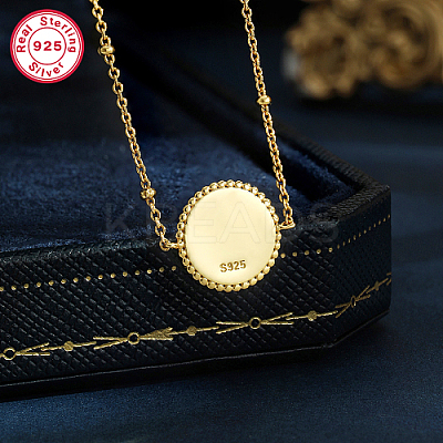 Golden 925 Sterling Silver Pendant Necklaces SZ6365-5-1