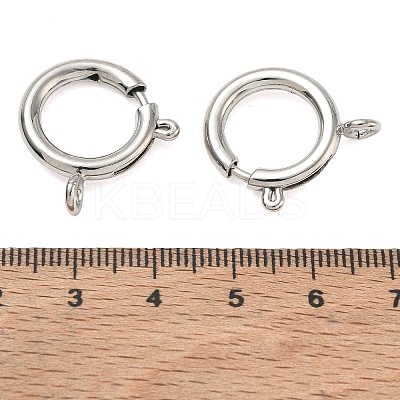 Brass Spring Ring Clasps KK-CBA1AE8-05F-P-1