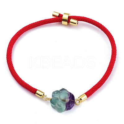 Adjustable Nylon Cord Slider Bracelets BJEW-Z002-01G-1