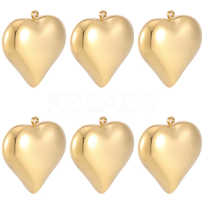 8Pcs 316 Surgical Stainless Steel Pendants STAS-BBC0009-63-1