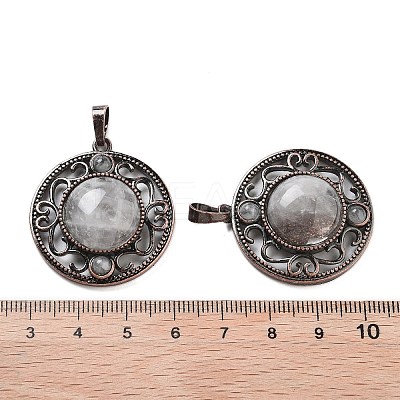 Natural Quartz Crystal Pendants G-Q158-03A-R03-1