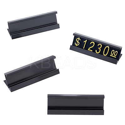 Aluminium Alloy Tabletop Sign Display Stands ODIS-WH0020-85A-01-1