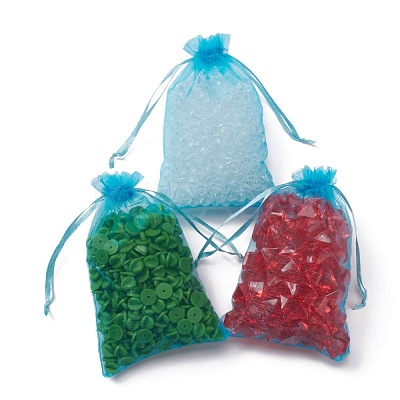 Organza Gift Bags with Drawstring OP-R016-10x15cm-17-1