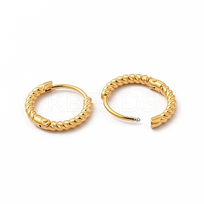 316 Stainless Steel Hoop Earrings for Women EJEW-C004-16B-G-1