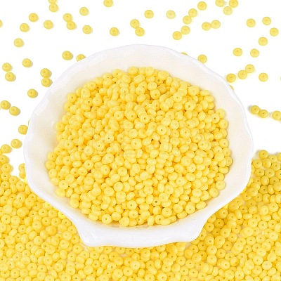 Opaque Glass Seed Beads SEED-N012-09A-03-1