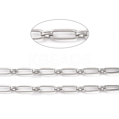 Tarnish Resistant 304 Stainless Steel Link Chains CHC-C020-06P-01-NR-1
