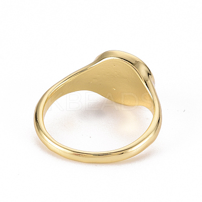 Alloy Enamel Wide Band Rings LS-RJEW-N034-002G-RS-1