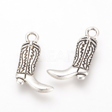 Tibetan Style Alloy Pendants TIBE-Q070-43AS-RS-1