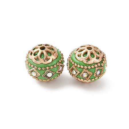 Handmade Resin Indonesia Beads X-IPDL-E010-20-A-01KCG-1