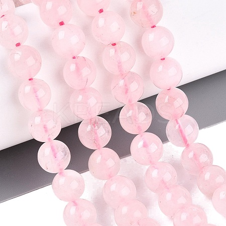 Natural Rose Quartz Beads Strands G-Q601-13A-08-1