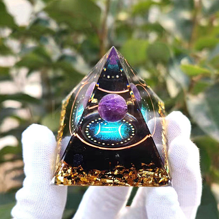 Orgonite Pyramid Resin Energy Generators PW-WG81790-09-1
