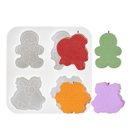 Christmas Theme DIY Silicone Candle Molds LS-SIMO-P010-A01-1