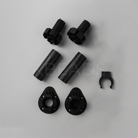Plastic Furniture Levelers AJEW-WH0010-39-1