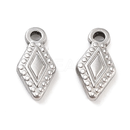 Non-Tarnish 304 Stainless Steel Charms STAS-P364-19P-1
