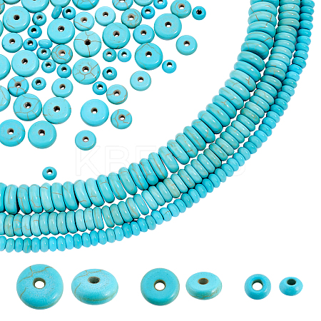   Synthetic Turquoise Spacer Bead Strands G-PH0001-88-1